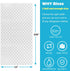 Bloss Fridge Liners, Refrigerator Liners, Easy to Clean Fridge Shelf Liners Non-Slip Refrigerator Mats for Shelves,Cabinet, Drawers, Cupboard(Grid...