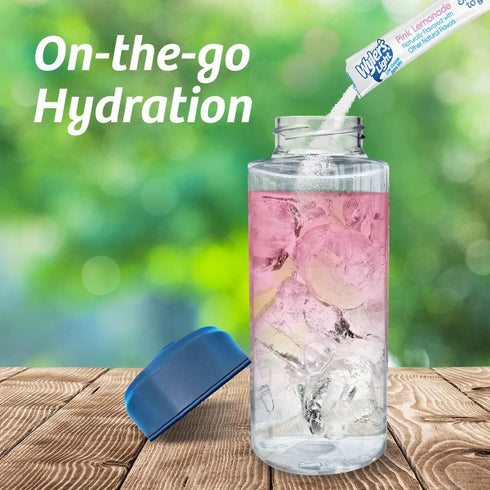 Wyler’s Light Pink Lemonade, Singles To Go, 8 Drink Sticks Per Box, 4 Boxes (32 Sticks Total)...