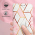 OnePlus 10 Pro 5G Case, Leather Wallet Case Flip Folio Cover with Card Holder Kickstand for Girls Women, Marble Fashionable Designs, Protective Ph...
