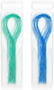 Dental Floss Threader, Biodegradable Threader Multifunctional Nylon Loop Design for Your Teeth Deep Clean Floss for Braces Bridges & Implants 100 ...