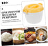 Rice Cooker Rice Maker Cooker Micro Food Steamer Microwave Mini Food Steamer Induction Heater Tool Rice Making Tool Oven Rice Steamer Oatmeal Trav...