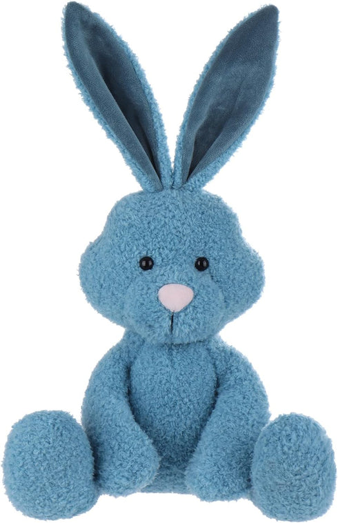 Apricot Lamb Toys Plush Jewelry Blue Velvet Bunny Rabbit Stuffed Animal Soft Cuddly Perfect for Kids 8.7 Inches...