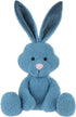Apricot Lamb Toys Plush Jewelry Blue Velvet Bunny Rabbit Stuffed Animal Soft Cuddly Perfect for Kids 8.7 Inches...