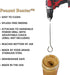 Peanut Beater™: Stirring tool for natural peanut butter, fast mixing stirrer utensil, easy to clean mixer, handheld power drill attachment...