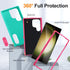 for Galaxy S24 Ultra Case S24 Ultra Case with Kickstand Case 3-Layer Military Grade Protective Case Cover Silicone Shockproof for Samsung Galaxy S...