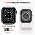 Goton 4-Pack Bling Bumper Compatible for Apple Watch Series 3 2 1 38mm Case, Women Glitter Diamond Rhinestone Protector Cover for iWatch Accessori...