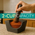 Pepe Nero Large Granite Mortar and Pestle Set - Heavy Duty Stone Grinder Bowl, Non Slip Base (Black, 5.5")...