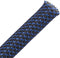 25ft - 1 inch PET Expandable Braided Sleeving – BlackBlue – Alex Tech Braided Cable Sleeve...