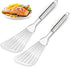2-Piece Premium Fish Spatula Set, Big Size Stainless Steel, Thickness Blade Turner for Cooking, Flipping, Frying and Grilling...