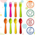 Plastic Toddler Utensils Set of 12 Kids Utensils Forks and Spoons - BPA FREE/Dishwasher Safe Toddlers Silverware Set Brightly Colored Children's S...