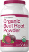 Horbaeach Organic Beet Root Powder | 3lb Bulk Supplement | Raw Superfood | Vegan, Non-GMO, and Gluten Free Formula...
