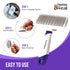 Self-Cleaning Gentle Slicker Brush, Sensitive Skin Gentle Dog Brush, for Big Dog and Large Breed, to Remove Loose Hair, Mats, Dirt - Pain Free Gro...