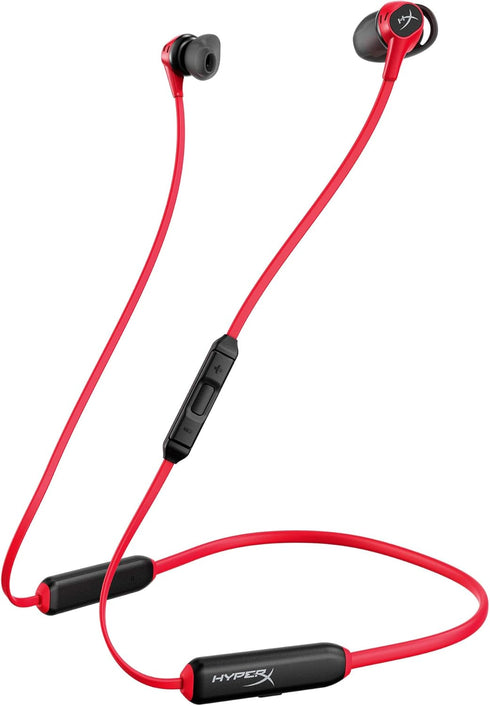 HyperX Cloud Buds – Bluetooth Wireless Headphones, Qualcomm aptX HD, 10 Hour Battery Life, 14mm Drivers, Comfortable Silicone Ear Tips, 3 Ear Tip ...