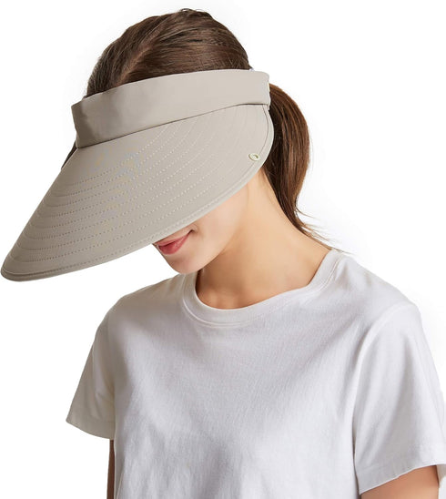 icolor Sun Hats for Women Fishing Hat UPF+50 Detachable Face Mask Neck Flap Visor Wide Brim UV Sun Protection Hiking Hats...