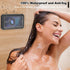 Waterproof Shower Phone Holder Wall Mounted 360°Rotation Anti Fog HD High Sensitivity Touch Screen Phone Case for Bathroom Bathtub Kitchen Mirror ...