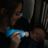 Dr. Brown's Options+ Narrow Glass Bottle Sleeve, 100% Silicone, Glow-in-the-Dark, BPA-Free, 8 oz, 1-Pack...