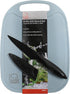 Chef Craft Select Wheat Straw Cutting Board and Knife Set, 10 inch x 7.5 inch, Blue...