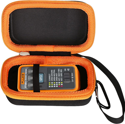 Hard Travel Carrying Case Compatible With Fluke ST120+ GFCI Socket Tester with Audible Beeper?Shockproof Storage Bag (Case Only)...