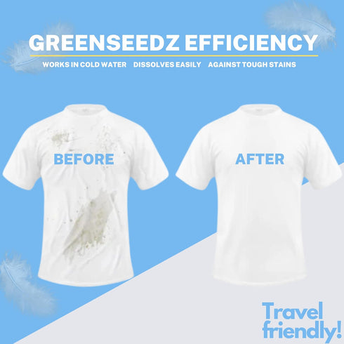 Free And Clear Eco Friendly Unscented Laundry Detergent Sheets, Up To 100 Loads, Powerful Against Stains...