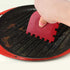 3 Set Plastic Grill Pan Scraper Griddle Scraper Tool Grill Scraper for Griddle Cleaner Grill Cleaning Cast Iron Pan Scraper Cast Iron Accessories ...