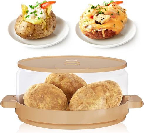 Microwave Baked Potato Cooker As Seen On Tv Cooks In Minutes Tender & Fluffy,baking Potato Cooker For Microwave Oven,Twice Baked Potatoes Steamer,...
