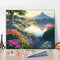 TUMOVO Paint by Numbers for Adults, Landscape DIY Oil Painting Flower Mountain Forest Clouds Reflection Acrylic Paint by Number Kits for Kids Begi...
