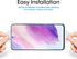 amFilm (3 Pack) Compatible with Samsung Galaxy S21 FE(Fan Edition 5G 2021) Tempered Glass Screen Protector with Easy Installation Kit, HD Clear, C...