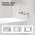 Brushed Nickel Toilet Paper Holder,Toilet Paper Holder Wall Mount for SUS 304 Stainless Steel, Double Post Pivoting Toilet Paper Roll Holder,Toile...