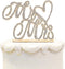 Mr and Mrs Love Cake Topper Wedding Anniversary Gold Crystal Rhinestone Party Decoration...