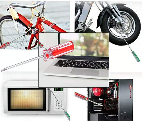 6pcs Plastic handle Triangle Head Screwdriver Set Magnetic Tip Y Shape Triangle Head Screwdrivers Set.(1.8/2.0/2.3/2.7/3.0/4.2mm?...