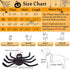 Dog Halloween Costumes, Halloween Spider Costume for Dog Cats, Pet Halloween Cosplay Dress Up Costume Accessories Decoration for Dogs Puppy (Size ...