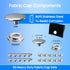 Canvas Snap Kit, Stainless Steel Snaps Marine Grade Snaps for Boat Cover - Snap Kit for Boat Cover 3/8" Socket Metal Snaps Fasteners for Clothing ...
