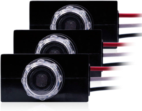 Dusk to Dawn Sensor Photoelectric Switch Wire-in photocell Sensor Post Eye Light Control IP65 Waterproof Photocell for Outdoor Lights...