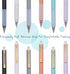 Ballpoint Pens Black Ink Retractable Pen Ball Point Pen for Journaling Writing Office Pen (Gold 12+1 count)...