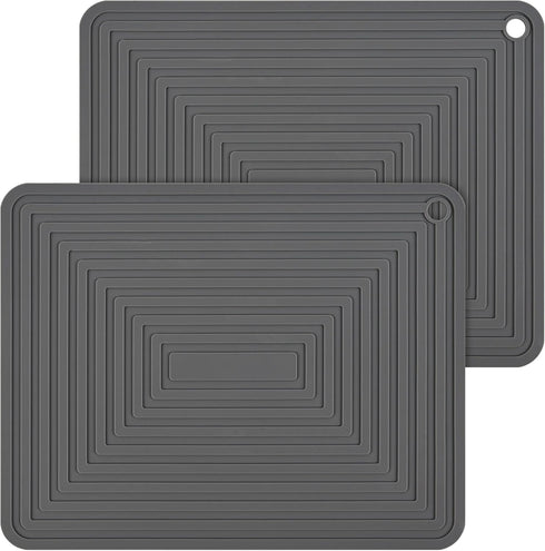 Trivets for Hot Dishes, Silicone Trivet Hot Pads for Kitchen, Trivets for Hot Pots and Pans, Big Silicone Pot Holders Mat, Trivets for Quartz Coun...
