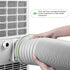 5.9 Inch Portable Air Conditioner Hose,Anti-Clockwise Thread Portable Ac Hose Length up to 59",Air Conditioner Hose Compatible with Haier, LG, Del...