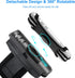 Cell Phone Running Armband - Detachable & 360° Rotatable Universal Cellphone Arm Band for iPhone 16 15 14 13 12 Pro Max Plus Samsung Galaxy Note S...