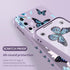 for Samsung Galaxy S20 Case Creative Flower Pattern Design Dropproof Slim Protective for Galaxy S20 Phone Cover 6.2 inch-Aurora Butterfly Purple...