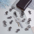PH PandaHall 16 Pcs 2 Sizes Metal Lobster Claw Clasps 1.2"/1.3" Swivel Lanyards Trigger Snap Hooks Strap for Keychain Key Rings Bags Pendants Pet ...