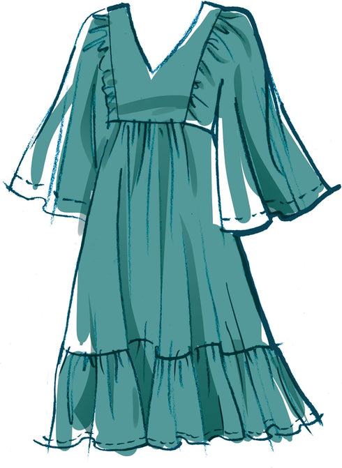 McCall's Misses' Dresses Sewing Pattern Kit, Design Code M8312, Sizes LRG-XLG-XXL...