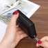 RFID Credit Card Holder Wallet with Zipper, Genuine Leather Credit Card Wallet for Women, Ladies Wallets...
