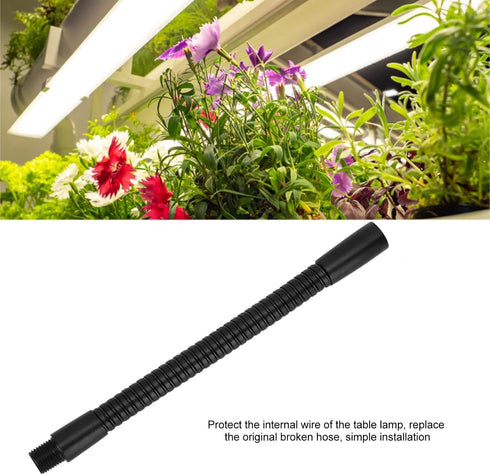 4 Pcs Gooseneck Lamp Hose Light Weight Aluminium Flexible Lamp Hose Aluminium 10mm Caliber Flexible Table Desk Lamp Hose Lighting Fittings(20cm)...