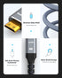 Highwings Mini HDMI to HDMI Adapter, 4K 60Hz Mini HDMI Male to HDMI Female Cable 4K HDR 18Gbps Compatible with Camera, Projector, Tablet, Graphics...