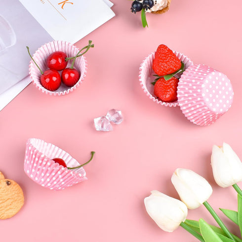 Cupcake Liners for Baking, 100PCS Muffin Liners, Standard Baking Cups Paper, Cupcake Wrappers Non Stick, Greaseproof Cupcake Cups Muffin Papers Ho...