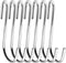 18 Pack 4 inch Heavy Duty S Hooks Pan Pot Holder Rack Hooks Hanging Hangers S Shaped Hooks for Kitchenware Pots Utensils Clothes Bags Towels Plant...