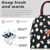 BALORAY Lunch Bag for Women Men Insulated Lunch Box for Adult Reusable Lunch Tote Bag for Work, Picnic or Travel (Daisy)...