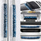 Volecy Refrigerator Door Handle Covers, Set of 6 Washable Cloth Decor Keep Appliance Clean for Fridge Microwave Stove Dishwasher Bathroom Catch All Stains Dust Dirty Fingerprints (Navy Blue Velvet)