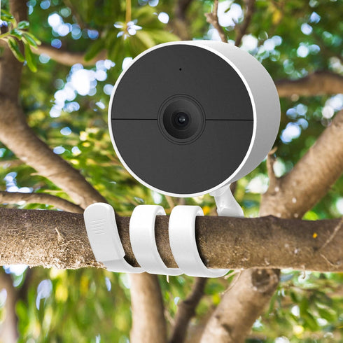 2Pack Flexible Twist Mount for Arlo, Google, Wyze, Eufy Camera, Gooseneck Twist Mount Indoor/Outdoor Security Camera System - White...