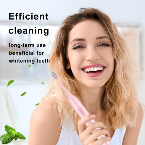 Electric Toothbrush Set, Comes with 8 Brush Heads & Travel Case,4 Modes with 2 Minutes Built in Smart Timer, One Charge for 60 Days, 42000 VPM Mot...