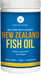 Antler Farms - 100% Pure Wild Caught New Zealand Fish Oil from Deep Ocean, Cold Water Fish, 120 Softgels - Clean, Fresh Omega-3 EPA + DHA Suppleme...